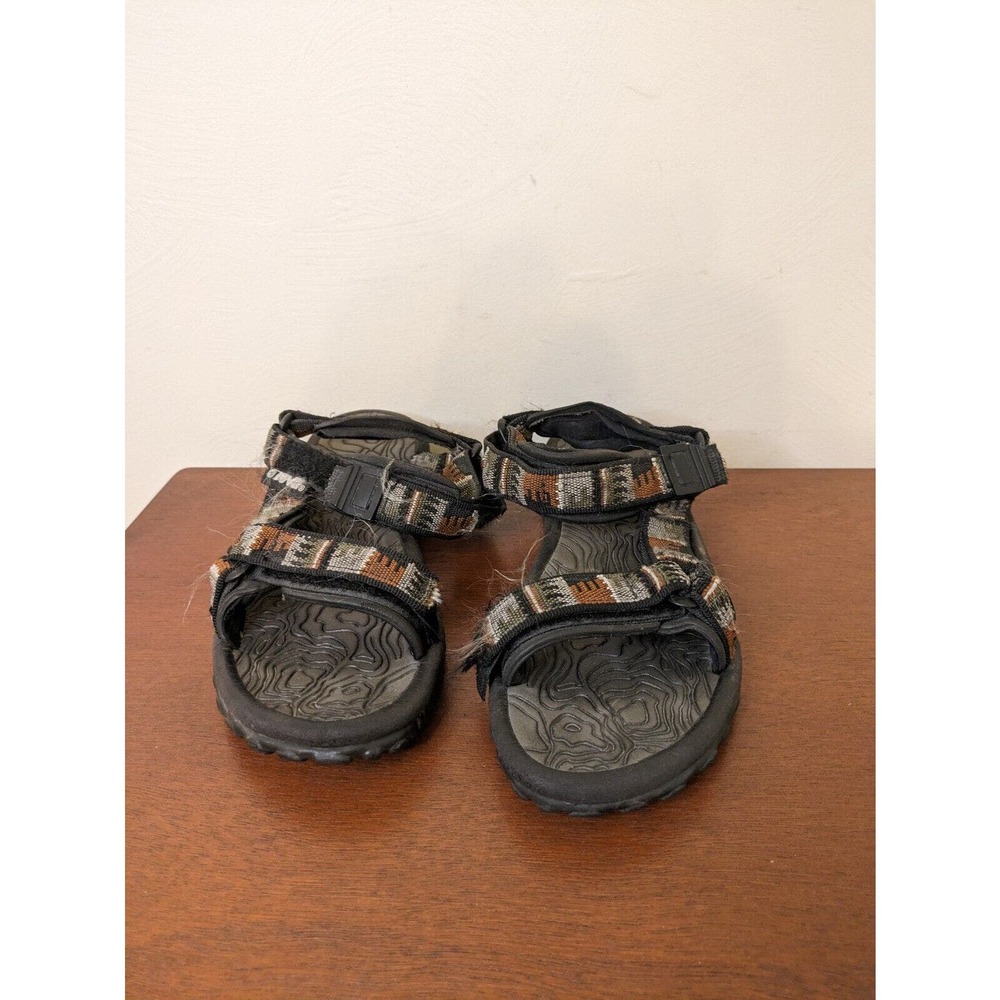 Teva Women's Sandals Brown Gray Adjustable Hook & Loop Straps Size 7.5/8. - Picture 2 of 7
